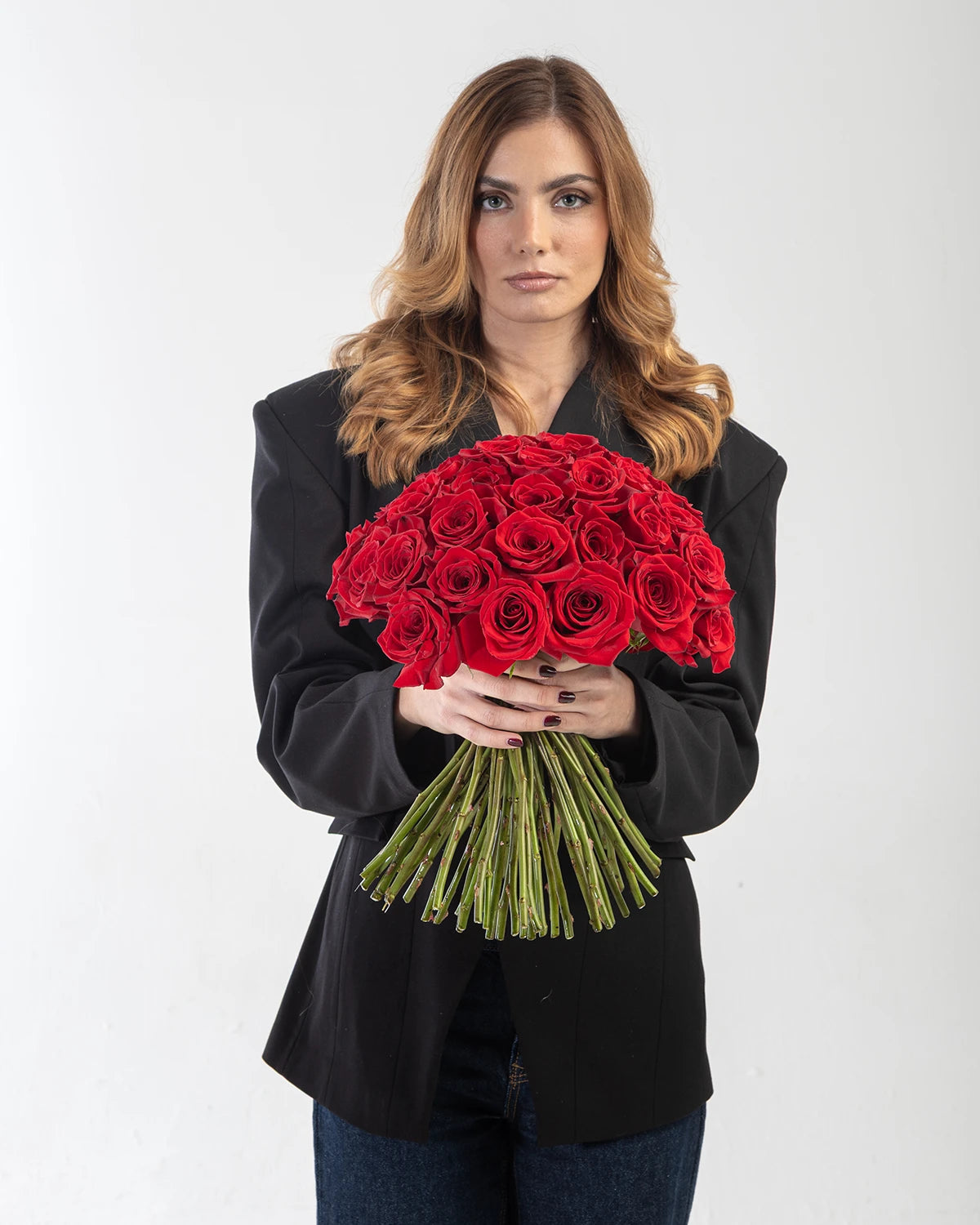 Image of The Red Rose Bouquet